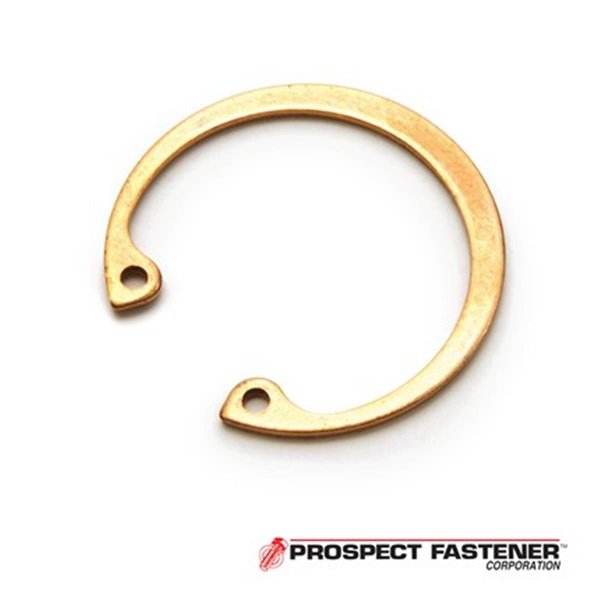 Rotor Clip Internal Retaining Ring, Steel, Copper Plated Finish, 0.625 in Bore Dia. HO-62BC